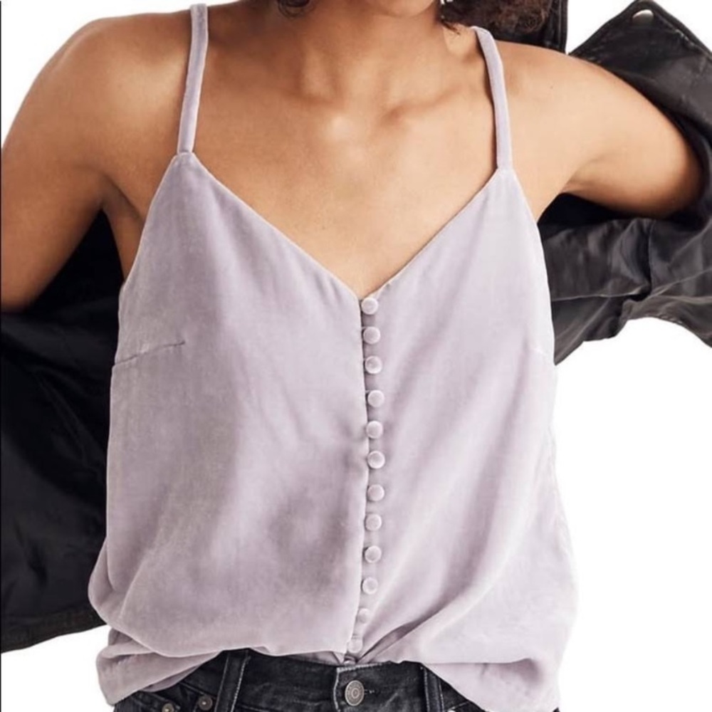 Madewell Velvet Camisole- Size 6